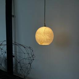Selene - Alabaster Pendant Light, Art Deco Lamp, Lighting - thumbnail 2