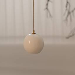 Selene - Alabaster Pendant Light, Art Deco Lamp, Lighting - thumbnail 3
