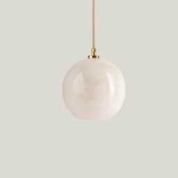 Selene - Alabaster Pendant Light, Art Deco Lamp, Lighting - thumbnail 1