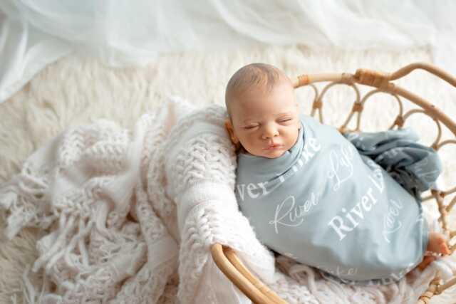 Personalized Baby Name Blanket, Gift, Custom Coming Home, Gender Neutral Hospital Shower Js17 - image 1