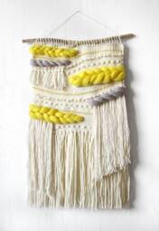 Woven Wall Tapestry Coastal Farmhouse Style, Bedroom Decor