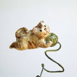 "The ""Dreamy Girl""-Dg/01A Ragazza Che Lavora A Maglia E Gatto ""Volante" - thumbnail 4