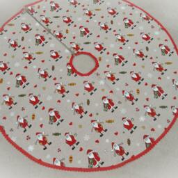 Santa Christmas Tree Skirt Decor Holiday Scandinavian Gift Ornament Swedish Nordic - thumbnail 3