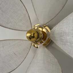 Flower-Shaped Wall Light Fixture Handmade in France - thumbnail 3