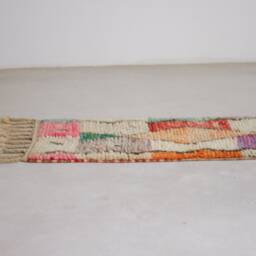 Moroccan Runner - Red Runner Rug 2x10 Berber Hallway Genuine Lamb Wool - thumbnail 3