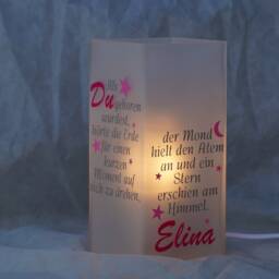 Lamp For Birth, Baptism, Gift - Customizable - thumbnail 3