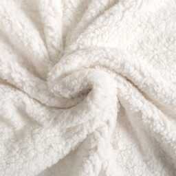 Soft Baby Blanket With Pom Poms Cozy Cot Or Stroller Throw - thumbnail 3