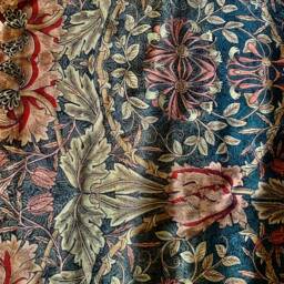Boho Velvet Blackout Curtain Patterned Window Treatment - thumbnail 2