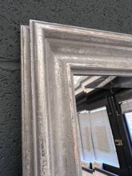 Handmade Wall Mirror Handcrafted Mirror Sevilla Silver Contemporary Design - thumbnail 1