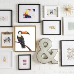 Tropical Toucan Art - Wildlife Gallery Wall Print - thumbnail 2