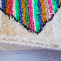 Soft Moroccan Rug, Beni Ourain Berber Area 6x10 Ft - thumbnail 4