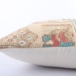 Handwoven Kilim Pillow Cover 20x20 Turkish Rug Cushion - thumbnail 4