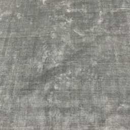 Grey Silk Floral Rug, Handwoven Wool Oushak Style, 9x12 - thumbnail 2