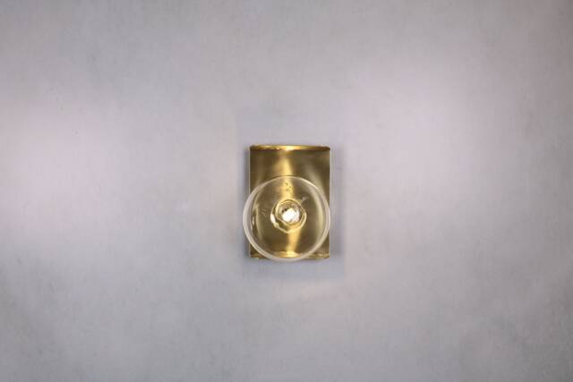 Wall Globe Lighting Lamp Gold Brass Vanity Light Fixture, Sconce - Opal Model Ranor Design #553 - image 1