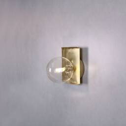 Wall Globe Lighting Lamp Gold Brass Vanity Light Fixture, Sconce - Opal Model Ranor Design #553 - thumbnail 3