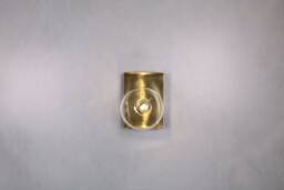Wall Globe Lighting Lamp Gold Brass Vanity Light Fixture, Sconce - Opal Model Ranor Design #553 - thumbnail 1