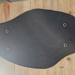 Moroccan Handmade Brass Wall Mirror in Irregular Shape - thumbnail 4