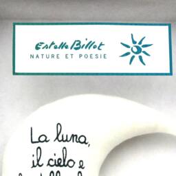 Little Prince Moon Rattle, French/Italian/English Poem, Baby Shower Gift - thumbnail 4