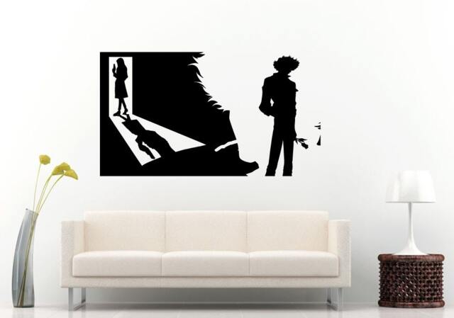 Anime Boy Guy Man With A Rose Flower Wall Decal Vinyl Sticker Mural Room Decor L811 - image 1