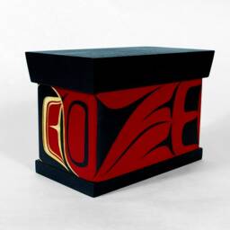 First Nations Bentwood Chest Eagle Design - thumbnail 2