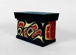 First Nations Bentwood Chest Eagle Design - thumbnail 1