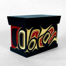 First Nations Bentwood Chest Eagle Design - thumbnail 4
