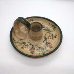 Hand Thrown Pottery Candlestick Holder - thumbnail 3
