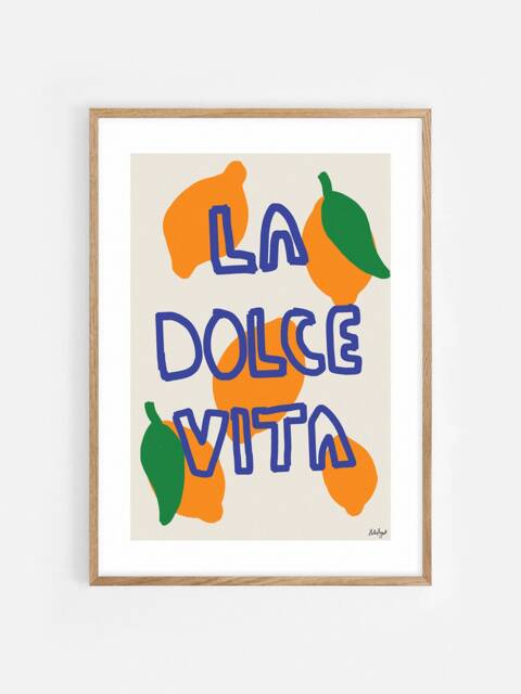 La Dolce Vita Wall Art Illustration - image 1