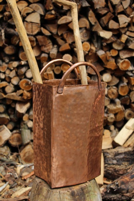 Handmade Copper Umbrella Stand Bag , Storage For Home Office Decoration Collocation in Hallway Foyer Large Size - image 1