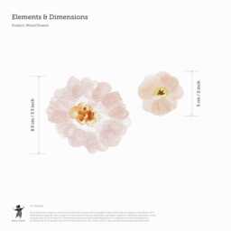 Mixed Flowers Fabric Wall Stickers - Removable & Reusable - thumbnail 3