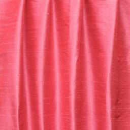 Coral Pink 100% Pure Silk Dupioni Curtain Panels - Rod Pocket, Grommet, Box Pleat, Three Pinch Tab Top & Plain Ring Top - thumbnail 3