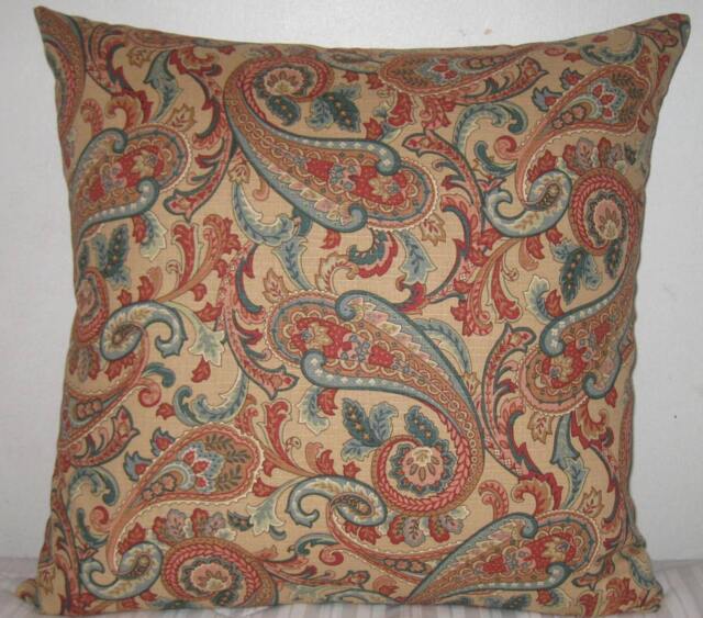 "Paisley Decorative Pillow Cover-24""x24" - image 1