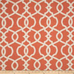"Orange Pillow Cover - Tangerine .orange Cushion .geometric & Cream. 16""x 16" - thumbnail 2
