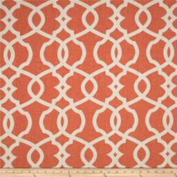 "Orange Pillow Cover - Tangerine .orange Cushion .geometric & Cream. 16""x 16" - thumbnail 1