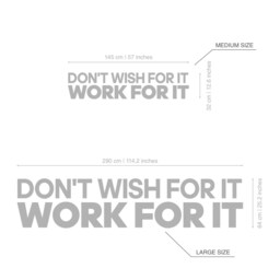 Work For It, Signs, Gym Wall Art, Hangings, Decor, Gym, Stickers, 3D, 3D Gift - Skuwfi - thumbnail 2