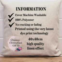 Personalised Book Cushion - Kids Reading Pillow With Pocket Gaming, Dinosaur, Bear, Girl, Space & Jungle Themes 40x40cm Gift Cute Unicorn - thumbnail 3