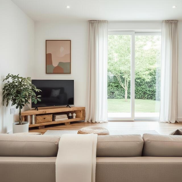 Corner Solid Wood Tv Unit/Rustic - image 1