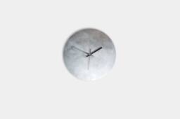 Silver Wall Clock, Full Metal, Handmade, Silent, Multiple Sizes - thumbnail 1