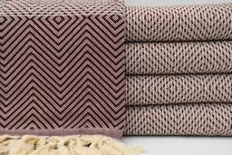 "Turkish Bedspread, Throws, Bed Cover, Burgundy Blanket, Large Blanket, Peshtemal Cover, 75""x91"
