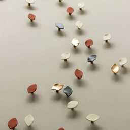 Autumn Whisper Abstract Ceramic Wall Art in Warm Tones - thumbnail 3