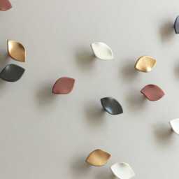 Autumn Whisper Abstract Ceramic Wall Art in Warm Tones - thumbnail 2