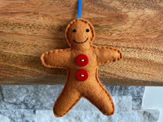 Gingerbread Man, Christmas Decoration, Gingerbread Man, Ornament, Seasonal Decor, Ornament - image 1