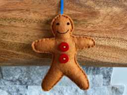 Gingerbread Man, Christmas Decoration, Gingerbread Man, Ornament, Seasonal Decor, Ornament - thumbnail 1