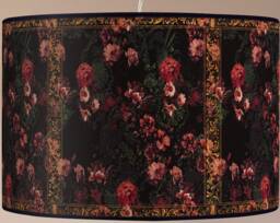 Vintage Floral Lampshade, Retro Style Floor Lamp Shade