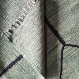 Kilim Rug Modern, Handmade Artisan Afghan Turkish Aztec Sheep Natural Wool 173x121 cm - thumbnail 3