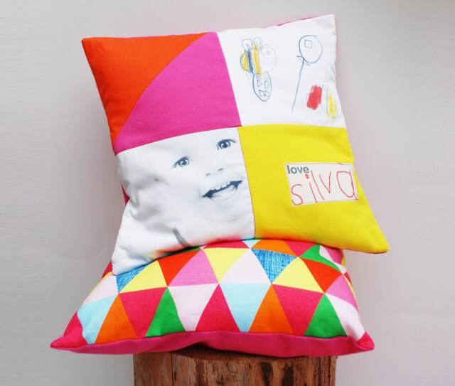 Personalised Photo Memory Cushion , Instagram Keepsake Gift - image 1