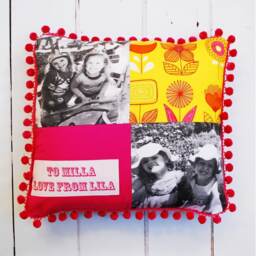 Personalised Photo Memory Cushion , Instagram Keepsake Gift - thumbnail 4