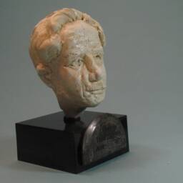 Benton, Bust Of Thomas Hart American Artist in Hydrocal - thumbnail 4