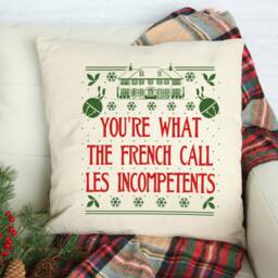 Christmas Pillow, You're What The French Call Les Incompetents, Home Alone, Decoration - 17 - thumbnail 3