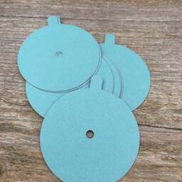 Blank Candle Dust Cover, Green/Turquoise Cardstock, Various Sizes, Cardboard 300 G/M2 - thumbnail 4